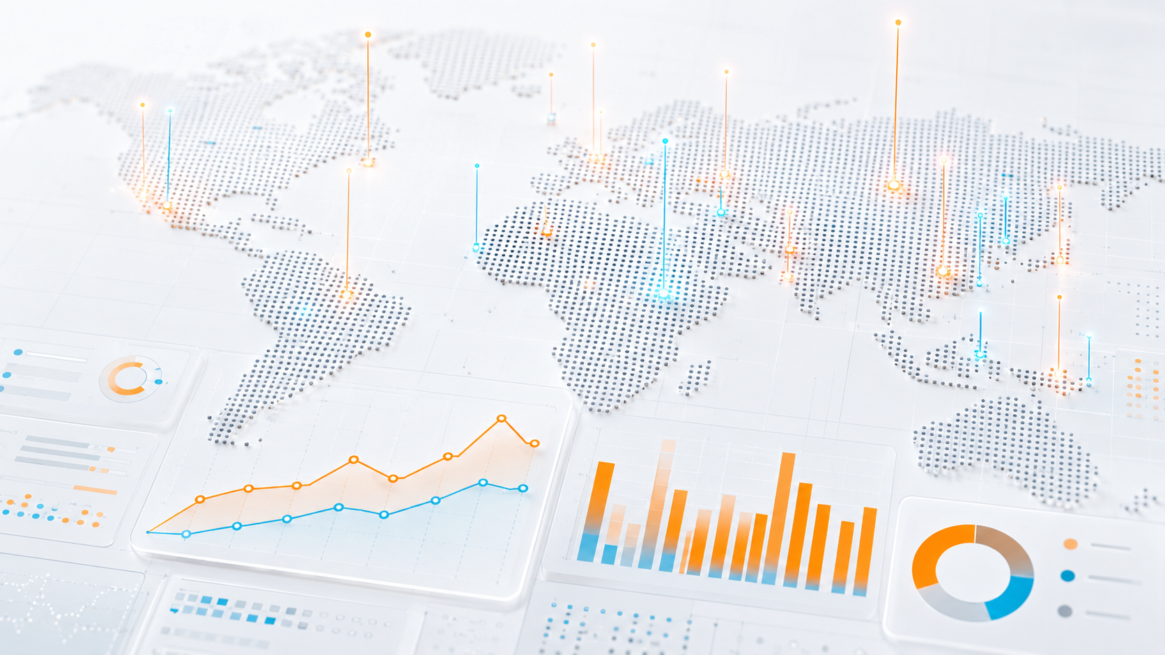 Abstract global data visualization